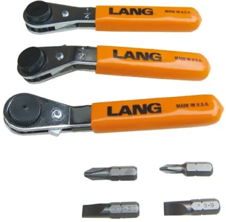 Lang Tools, Mini Ratcheting Bit WRENCH. Straight (5278)