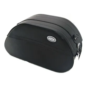 Ledrie, Reinforced Rigid Leather Saddlebag SET. 32 Liter (ARM608515)