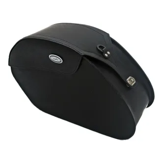 Ledrie, Reinforced Rigid Leather Saddlebag SET. 28 Liter (ARM808515)