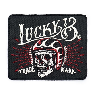 Lucky 13 Skull Patch Black (ARM874885)