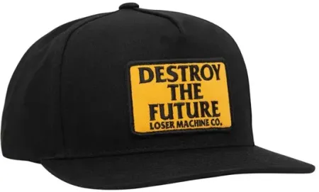 Loser Machine DTF Snapback Cap Black (121000201-BLK)