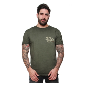 Lucky 13 Vintage Iron T-shirt Retro Green (ARM994119)