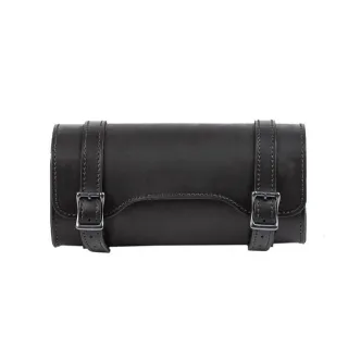 Ledrie, ''SQUARE'' Leather Tool BAG. BLACK. 3 Liter (ARM723329)