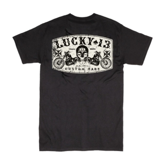 Lucky 13 Dual Chopper T-shirt Black (ARM734449)