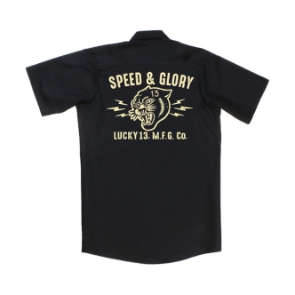 Lucky 13 Speed And Glory Workshirt Black (ARM174449)