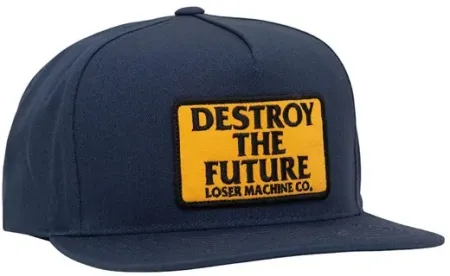 Loser Machine DTF Snapback Cap Navy (121000201-NVY)