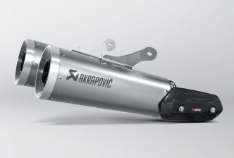 Akrapovic Titanium Slip-On Muffler With EC/ECE Type Approval For Yamaha 2009-2016 V-Max Models (S-Y17SO1-HBAV)