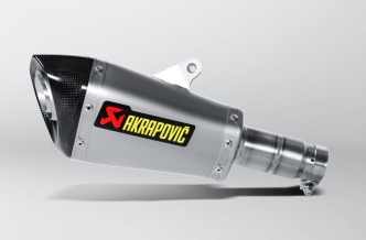 Akrapovic Titanium Slip-On Muffler With Carbon End Cap For Yamaha 2010-2024 YZF-R6 Models (S-Y6SO9-ASZ)