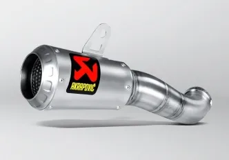 Akrapovic Stainless Steel Slip-On Muffler For Yamaha 2015-2024 YZF-R25, 2015-2021 YZF-R3 & 2016-2021 MT-03 Models (S-Y2SO11-AHCSS)