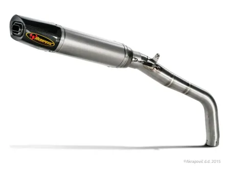 Akrapovic Titanium Slip-On Muffler With Carbon End Cap With EC/ECE Type Approval For Honda 2007-2008 CBR 600 RR Models (S-H6SO11-HACT)