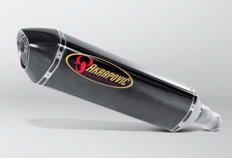 Akrapovic Carbon Fiber Slip-On Muffler With Carbon Fiber End Cap With EC/ECE Type Approval For Yamaha 2006-2015 FZ1 Fazer Models (S-Y10SO7-HRC)
