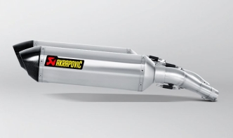 Akrapovic Titanium Slip-On Muffler With EC/ECE Type Approval For Yamaha 2013-2022 FJR 1300 Models (S-Y13SO3-HT)