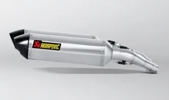 Akrapovic Titanium Slip-On Muffler With EC/ECE Type Approval For Yamaha 2013-2022 FJR 1300 Models (S-Y13SO3-HT)