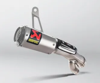 Akrapovic Titanium Slip-On Muffler For BMW 2017-2018 S 1000 RR Models (S-B10SO8-CUBT)