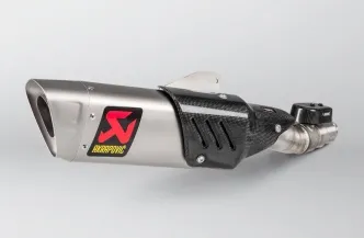 Akrapovic Titanium Slip-On Muffler With EC/ECE Type Approval For Yamaha 2017-2024 YZF-R6 Models (S-Y6SO12-HAPT)