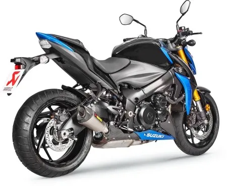 Akrapovic Titanium Slip-On Muffler With Carbon End Cap With EC/ECE Type Approval For Suzuki 2015-2020 GSX-S 1000 Models (S-S10SO11-HASZ)