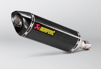 Akrapovic Carbon Fiber Slip-On Muffler With Carbon Fiber End Caps With EC/ECE Type Approval For Suzuki 2017-2024 GSX-R 1000 Models (S-S10SO12-HRC)