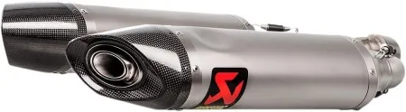 Akrapovic Titanium Slip-On Muffler With EC/ECE Type Approval For Aprilia 2017-2020 Shiver 900 Models (S-A9SO1-HDT/1)