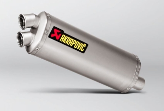 Akrapovic Titanium Slip-On Muffler With EC/ECE Type Approval For Honda 2016-2019 CRF 1000L Africa Twin Models (S-H10SO22-HWT)