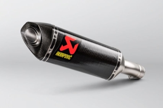 Akrapovic Carbon Fiber Slip-On Muffler With Carbon Fiber End Cap For BMW 2019-2024 S 1000 RR Models (S-B10SO10-ZC)