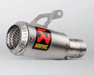 Akrapovic Titanium Slip-On Muffler For BMW 2021-2024 S 1000 R & 2019-2024 S 1000 RR Models (S-B10SO11-CBT)