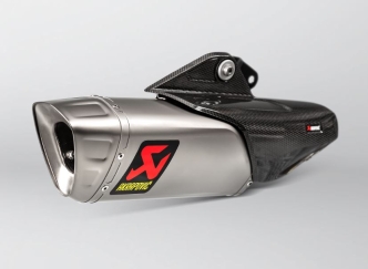 Akrapovic Titanium Slip-On Muffler With EC/ECE Type Approval For Yamaha 2015-2024 YZF-R1 1000 Models (S-Y10SO18-HAPLT)