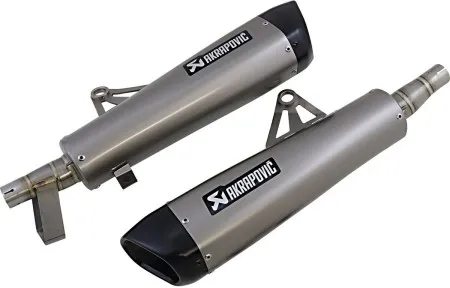 Akrapovic Titanium Slip-On Muffler With EC/ECE Type Approval For Triumph 2017-2020 Bonneville T100 & 2016-2020 Bonneville T120 Models (S-T12SO4-HCQT)
