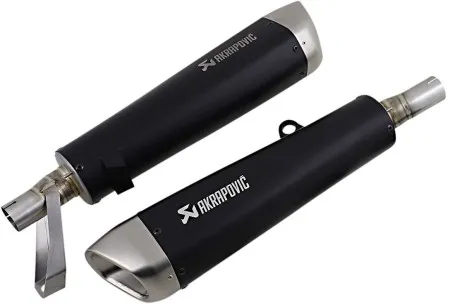 Akrapovic Titanium Slip-On Muffler In Black With EC/ECE Type Approval For Triumph 2016-2020 Street Twin 900 Models (S-T9SO2-HCQTBL)