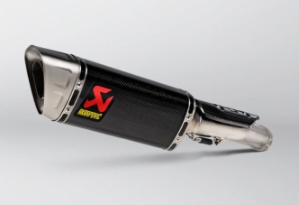 Akrapovic Carbon Fiber Slip-On Muffler With Titanium End Cap For Honda 2020-2024 CBR 1000 RR Fireblade/SP Models (S-H10SO24-APC)