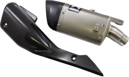 Akrapovic Titanium Slip-On Muffler With Carbon End Cap With EC/ECE Type Approval For Suzuki 2015-2020 GSX-S 1000 & GSX-S 950 Models (S-S10SO15-HAPT/1)