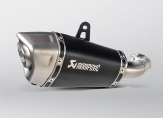 Akrapovic Titanium Slip-On Muffler For Honda 2021-2024 MSX 125 Grom Models (S-H125SO4-ASZTBL)