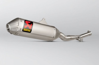 Akrapovic Titanium Slip-On Muffler For Honda 2020-2024 CRF 300 L Models (S-H3SO10-BNTA)