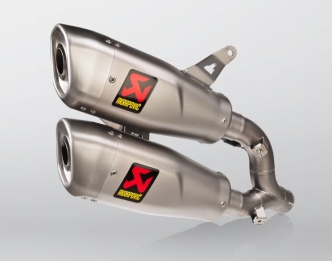 Akrapovic Titanium Slip-On Muffler For Ducati 2021-2024 Monster 937 Models (S-D9SO17-HCQT)