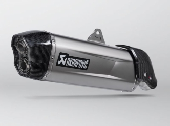 Akrapovic Titanium Slip-On Muffler With EC/ECE Type Approval For Aprilia 2022-2024 Tuareg 660 Models (S-A6SO1-HGJT)