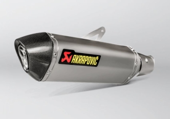 Akrapovic Slip-On Muffler In Titanium With Carbon End Cap With EC/ECE Type Approval For Kawasaki 2018-2023 EX Ninja 400 & 2019-2024 Z 400 ABS Models (S-K4SO7-HRT)