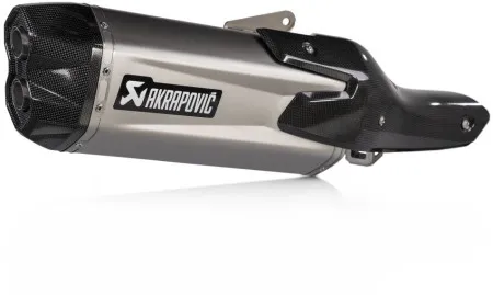 Akrapovic Titanium Slip-On Muffler With Carbon End Cap For Honda 2022-2024 NT 1100 Models (S-H11SO3-HGIT)