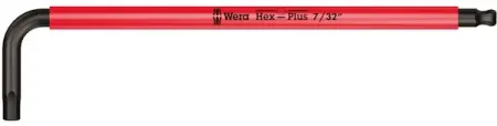 Wera Hex Key Multicolor Red - Us Sizes 7/32