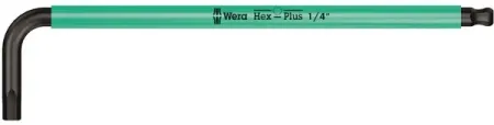 Wera Hex Key Multicolor Turquoise - Us Sizes 1/4