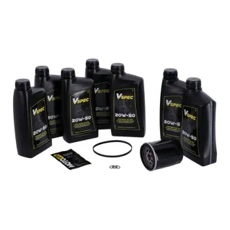 Vspec Fully Synthetic Service Kit With Black Filter For 2018-2025  Harley Davidson Softail (ARM738589)