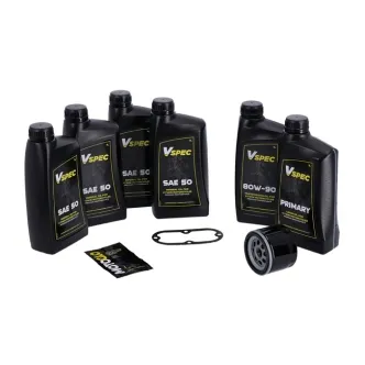 Vspec Mineral Oil Service Kit With Black Filter For 1982-1984 FL Shovel & 1982-1984 FX Shovel (ARM348589)