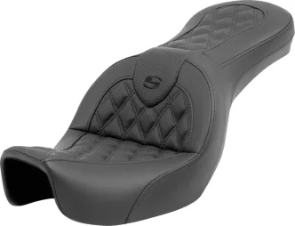 Saddlemen Roadsofa Lattice Stitched Seat For Harley Davidson 2006-2017 Dyna Models (806-04-182)