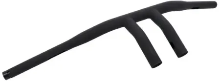 Burly Brand 7 Inch Drag Handlebar In Black For Harley Davidson Models With Electronic Throttle & Cable Throttle (B12-4502TB)