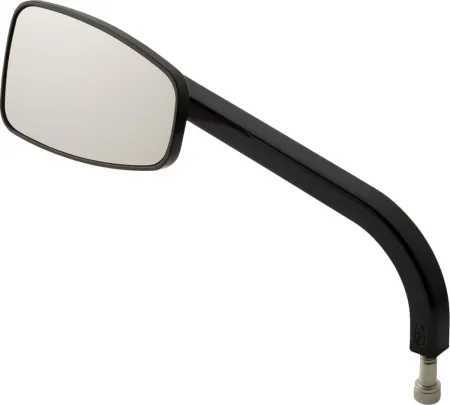 Joker Machine No.8 Cafe Mirror In Black With Standard Stem For Left Side (03-056-1L)