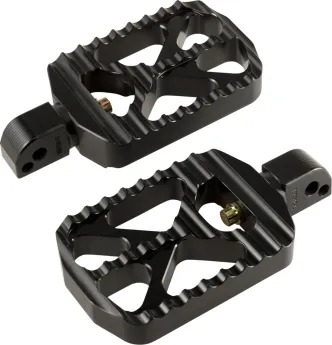 Joker Machine Bear Claw Passenger Footpegs In Black For Harley Davidson 2018-2024 Softail Models (08-646-7B)