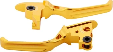 Arlen Ness Method Lever Set In Gold For Harley Davidson 2017-2020 FLT Touring Models (530-030)