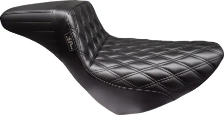 Le Pera Kickflip Daddy Long Legs Double Diamond Stitched Seat For Harley Davidson 2018-2025 FXLR Low Rider & FLSB Sport Glide Softail Models (LYR-590DLDD)