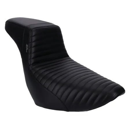 Le Pera Kickflip Pleated Daddy Long Legs Seat For Harley Davidson 2018-2025 FXLR Low Rider & FLSB Sport Glide Softail Models (LYR-590DLPT)