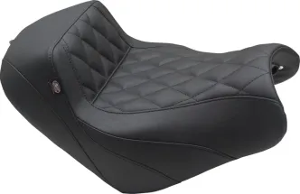 Mustang Squareback/Fastback Solo Seat For Kawasaki 2015-2024 EN650 Vulcan S Models (76430)