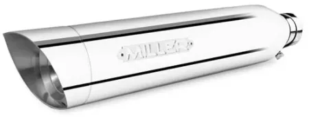 *2 Weeks Extra Transit TIME* Miller, Omaha Euro 5 Slip-on MUFFLERS. Highly Polished (IN-CHF-LT-X45.02)