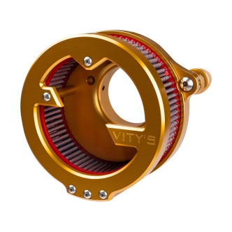 VITY'S Design, 'MASSIVE' Air Cleaner ASSEMBLY. Gold (ARM457599)